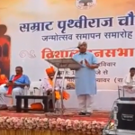 Vishwa Hindu Parishad working president Alok Kumar delivers a communal speech demonizing Muslims.