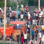 Hindu far-right mob pelts stones at Muslim homes; set a shop in fire