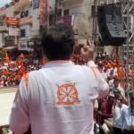 Suresh Chavhanke deliver hate speech against Muslims in Sangamner