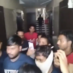 Members of Bajrang Dal militia raided a hotel where they harassed & assaulted an interfaith couple