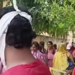 VHP-Bajrang Dal members distribute “love jihad” flyers