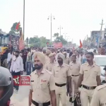 Samast Hindu Samaj organized a march with bulldozer and raised hateful slogans