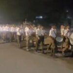 Video: RSS parade inside JNU campus, singing communal song ( Maktoobmedia )