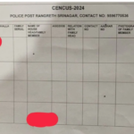 Investigative Report: J&K Police’s Controversial Census Raises Privacy, Legality Concerns(Kashmir Times)