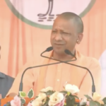 Uttar Pradesh Chief Minister Yogi Adityanath peddles anti-Muslim conspiracy theory at an election rally in Kawardha