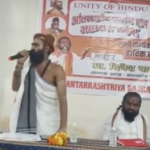 Hindu extremist monk Om Kaushik Maharaj delivers hate speech against Muslims with open calls for violence