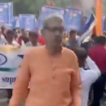 Hundreds of Hindu far-right supporters organized a pro-Israel rally amid slogans and drumbeats