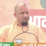 Uttar Pradesh Chief Minister Yogi Adityanath delivered a communal speech at an election rally boasting about Babri Masjid demolition