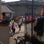During Bajrang Dal’s Shaurya Jagran Yatra, participants pelted stones at Muslim properties in police presence