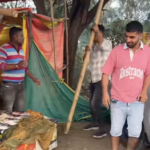 Miscreants vandalize a shop selling fish on Ram temple consecration ceremony day