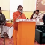 Monk Yati Narsinghanand delivers hate speech in Aligarh