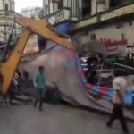 Authoritie demolition Muslim properties at Mira Road