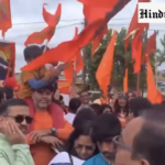 In Los Angeles, far-right Hindu supporters chant slogans to take over mosques