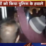 Hindu Mahasabha members disrupted a Christian prayer meet over allegations of religious conversions