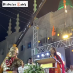 Far-right leader Harsha Thakur delivers a provocative speech