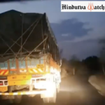 Cow vigilantes affiliated with Shri Chhatrapati Gau Raksha Janandolan dangerously chased a truck transporting cattle