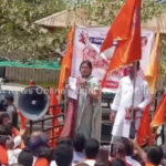Far-right influencer Kajal Hindustani delivers hate speech in Ratnagiri