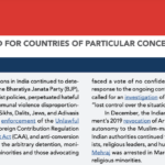 USCIRF Report on India- 2024