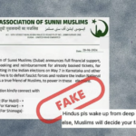 Fake letter about ‘financial support’ to Muslim voters in Karnataka goes viral (The News Minute)