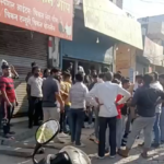 Rashtriya Bajrang Dal members forcibly shutdown meat shops