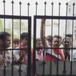 Vishwa Hindu Parishad-Bajrang Dal members disrupted a Christian prayer meet over alleged religious conversions