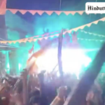 Participants in Shobha Yatra flash swords in Rohtas