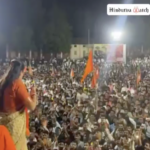 Bharatiya Janata Party Lok Sabha candidate for Amravati constituency delivers communal speech