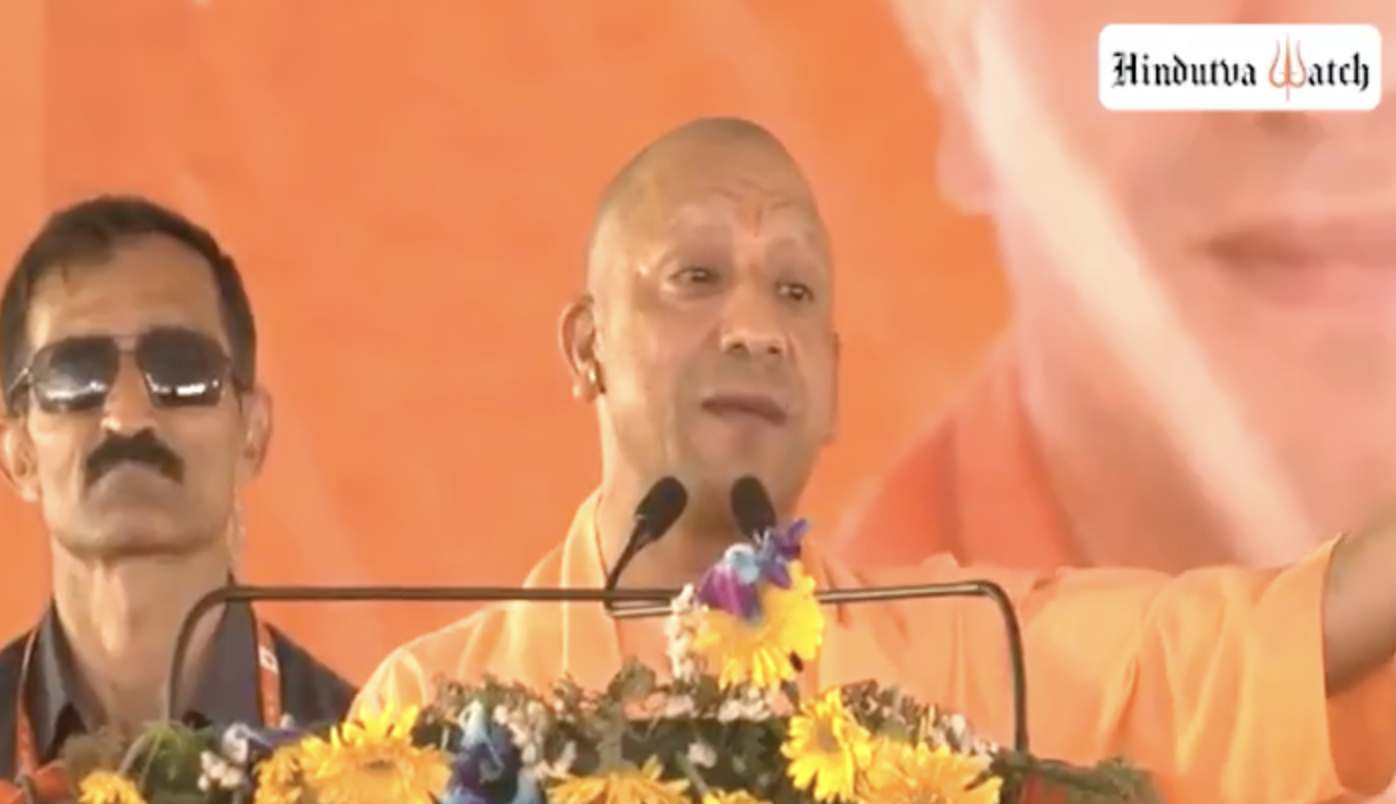 Yogi Adityanath delivers communal speech in Sambal - Hindutva Watch