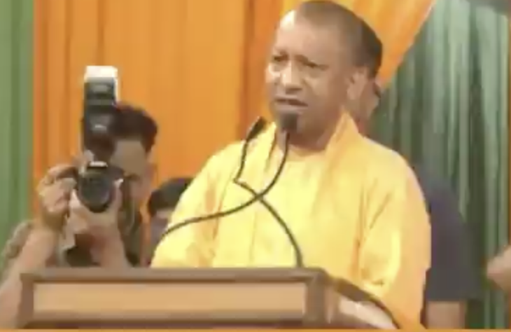 UP Chief Minister Yogi Adityanath delivers communal speech in Delhi ...