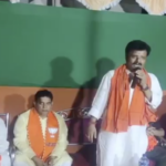 BJP leader Abhay Singh delivers hate speech peddling fear and hate against Muslims at an election related event